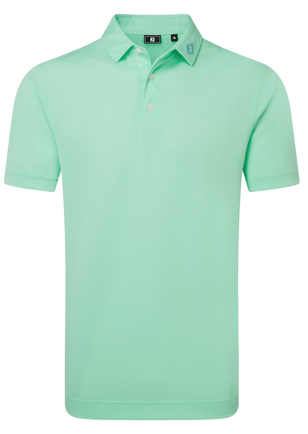 FootJoy Stretch Pique Solid męskie polo, sea glass