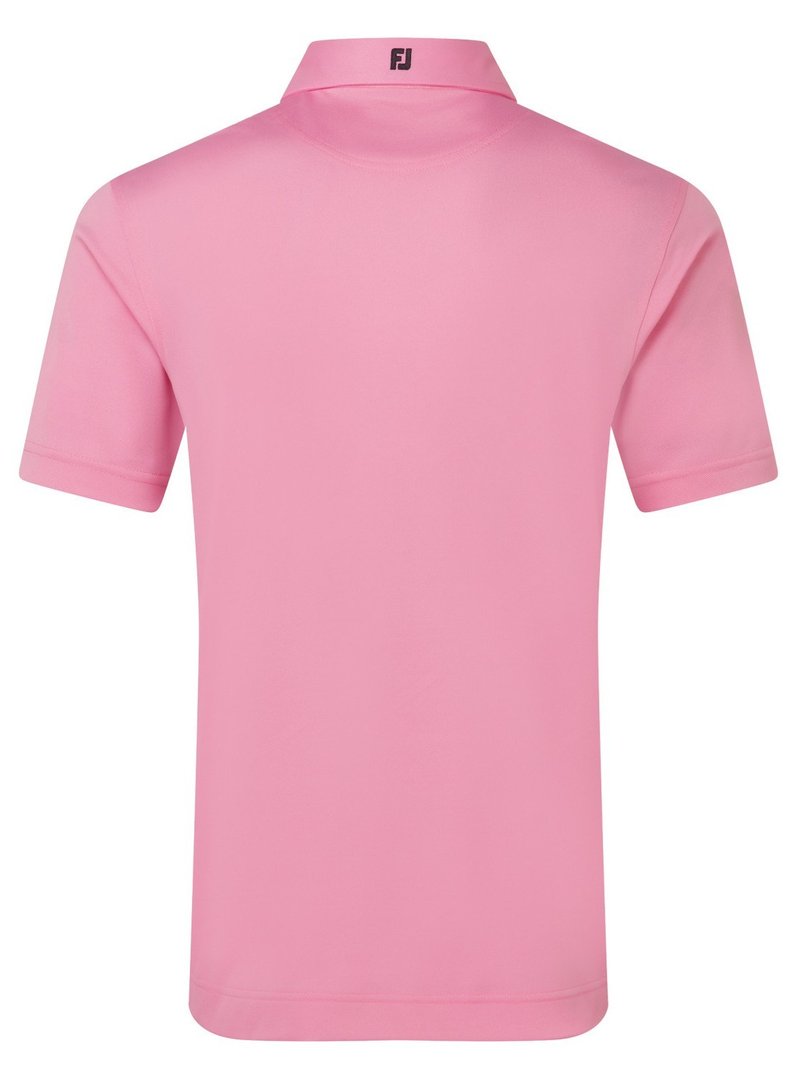 FootJoy Stretch Pique Solid męskie polo, pink pop