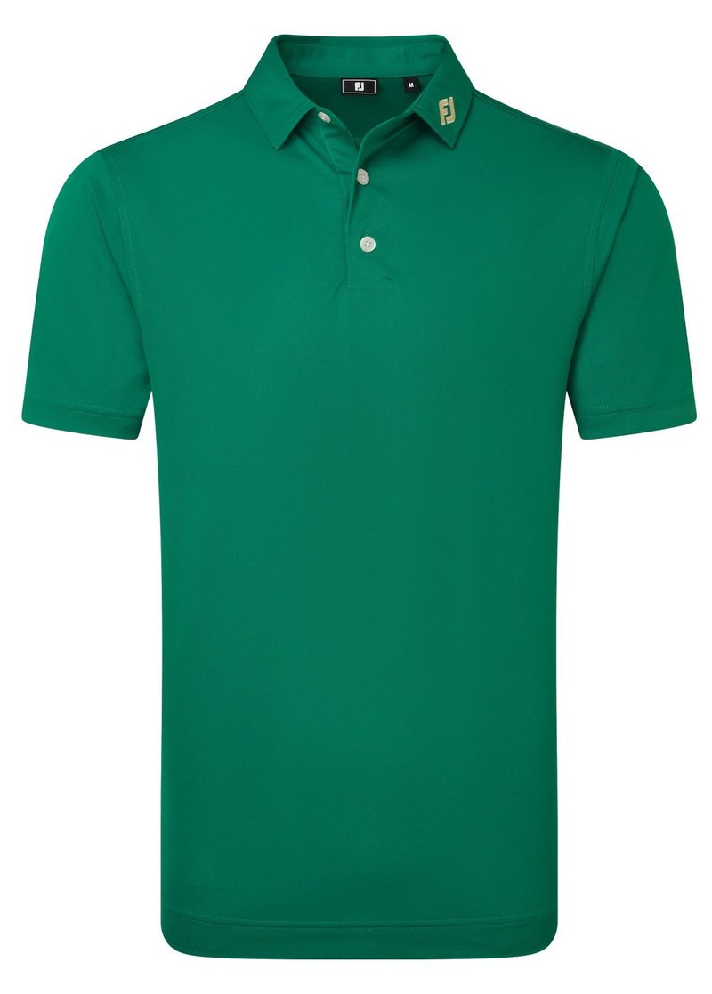 FootJoy Stretch Pique Solid męskie polo, field green
