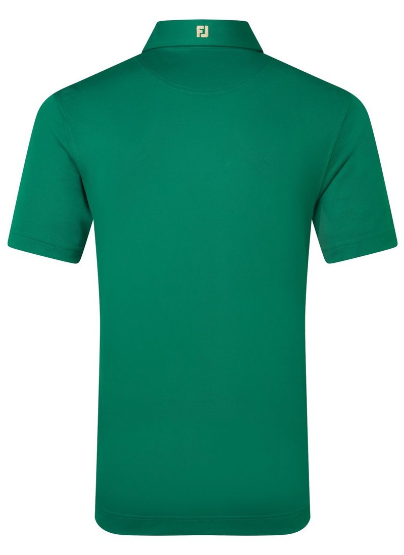 FootJoy Stretch Pique Solid męskie polo, field green