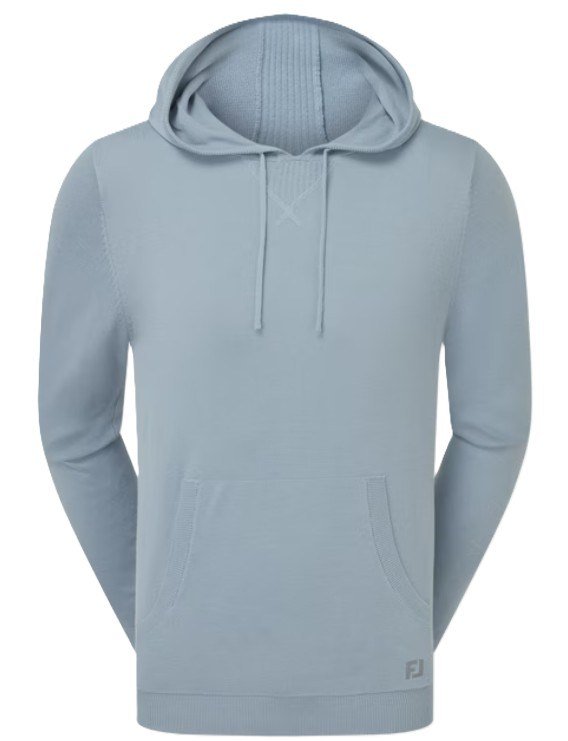 FootJoy drirelease Knit Hoodie męska bluza, chambray
