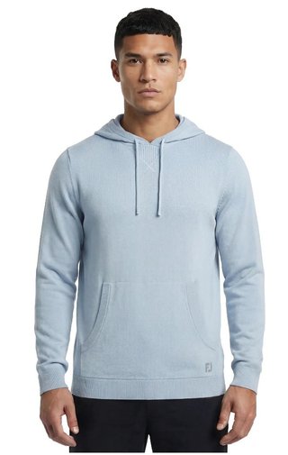 FootJoy drirelease Knit Hoodie męska bluza, chambray