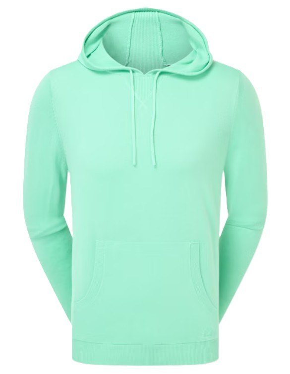 FootJoy drirelease Knit Hoodie męska bluza, sea glass
