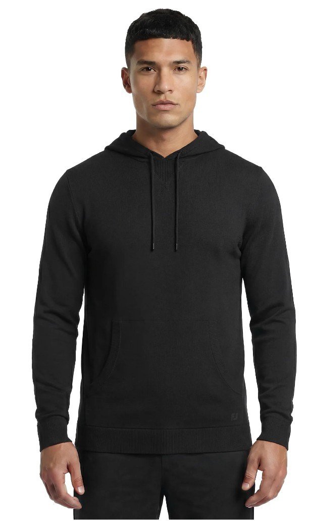FootJoy drirelease Knit Hoodie męska bluza, czarna