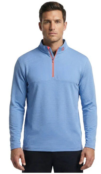 FootJoy Angled Ottoman Chill-Out męska bluza, coastal blue