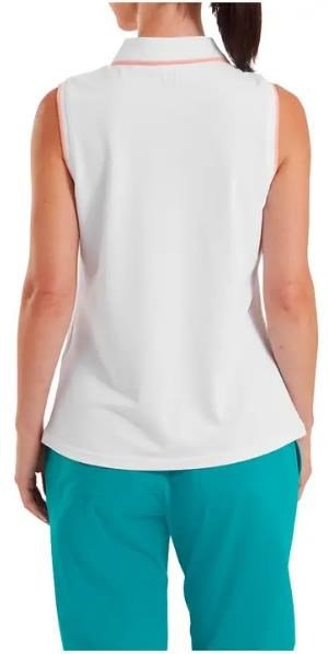 FootJoy Sleeveless damskie polo, białe