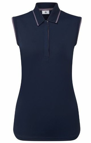 FootJoy Sleeveless damskie polo, granatowe