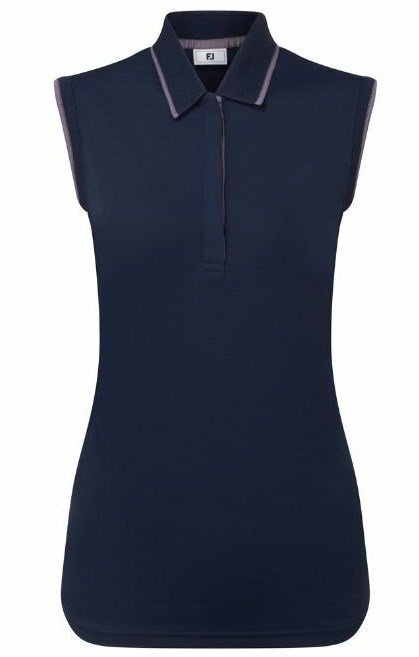 FootJoy Sleeveless damskie polo, granatowe