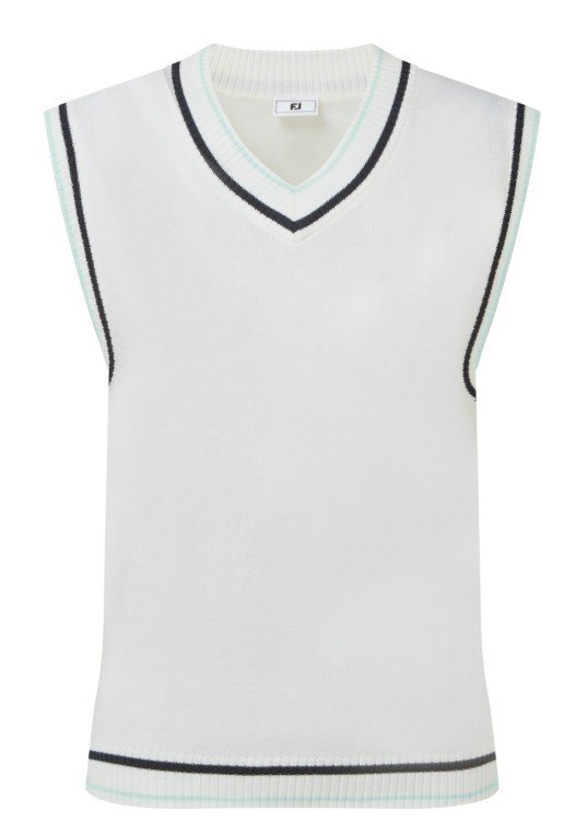 FootJoy Sweater Tank damska kamizelka, biała