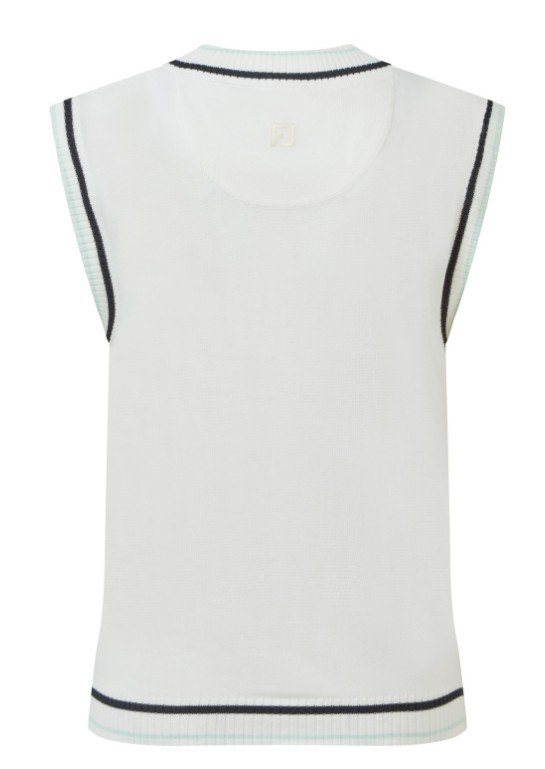 FootJoy Sweater Tank damska kamizelka, biała