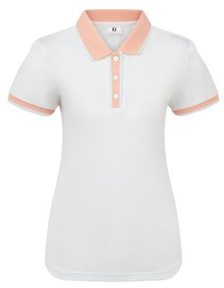 FootJoy Cap Sleeve damskie polo, białe