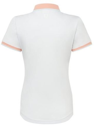 FootJoy Cap Sleeve damskie polo, białe