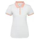 FootJoy Cap Sleeve damskie polo, białe