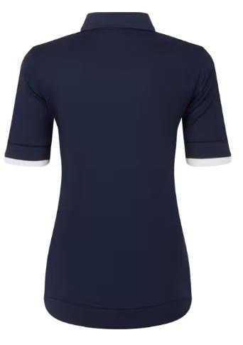 FootJoy Texture Knit damskie polo, granatowe