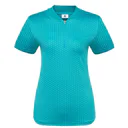 FootJoy Zip Blade damskie polo, tonal tile blue print