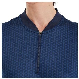 FootJoy Zip Blade damskie polo, tonal tile navy print