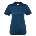 FootJoy Zip Blade damskie polo, tonal tile navy print