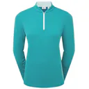 FootJoy 1/4 Zip Blade Collar Midlayer damska bluza, tile blue/glacial blue/white