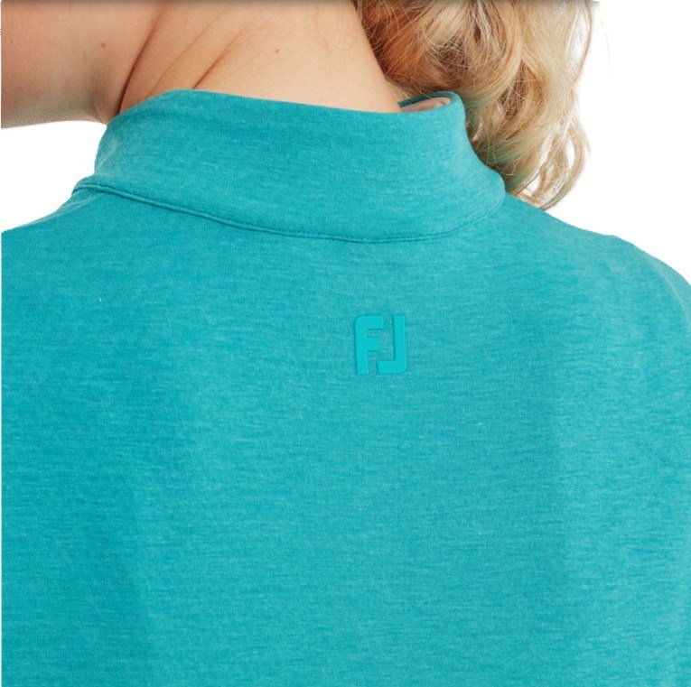 FootJoy 1/4 Zip Blade Collar Midlayer damska bluza, tile blue/glacial blue/white