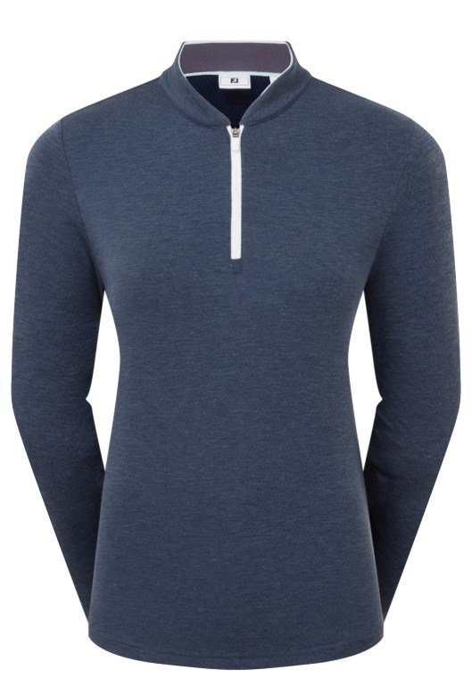 FootJoy 1/4 Zip Blade Collar Midlayer damska bluza, navy/dusty violet/glacial blue