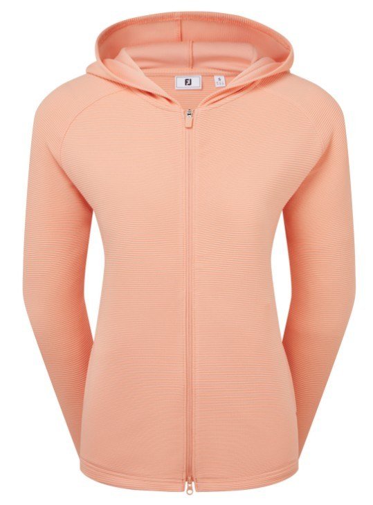 Footjoy Full-Zip Ottoman Hoodie damska bluza, desert peach