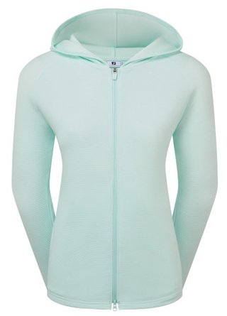 Footjoy Full-Zip Ottoman Hoodie damska bluza, glacial blue