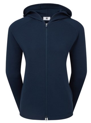 Footjoy Full-Zip Ottoman Hoodie damska bluza, granatowa