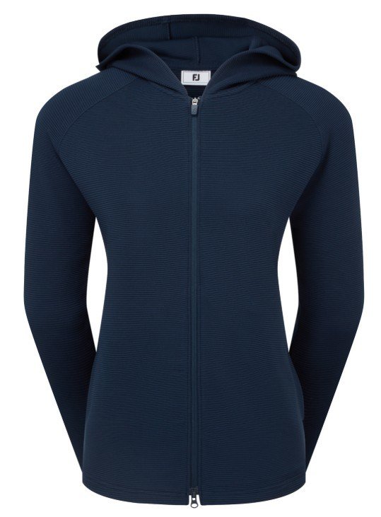 Footjoy Full-Zip Ottoman Hoodie damska bluza, granatowa