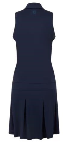 FootJoy Pleated sukienka golfowa, granatowo/biało