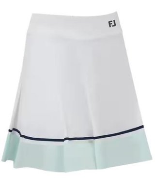 FootJoy Pleated spódnica golfowa, biało/granatowa