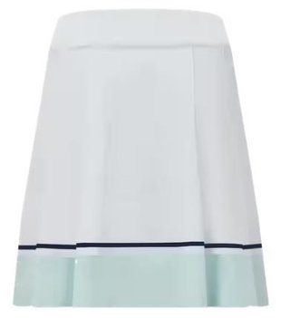 FootJoy Pleated spódnica golfowa, biało/granatowa