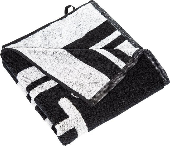 JuCad golf towel XXL Pro 50x100 cm ręcznik, czarny