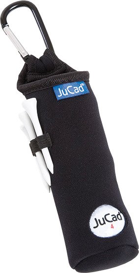 JuCad neoprene ball and tee holder, czarny