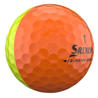 Srixon Q-Star Tour Divide piłki golfowe, żółto/pomarańczowe