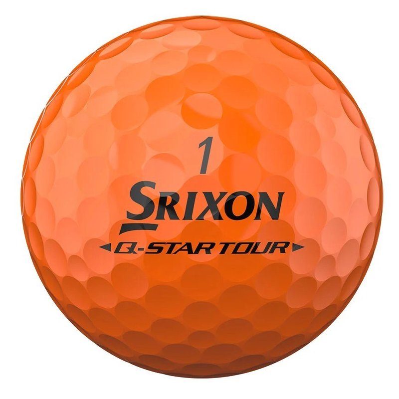 Srixon Q-Star Tour Divide piłki golfowe, żółto/pomarańczowe