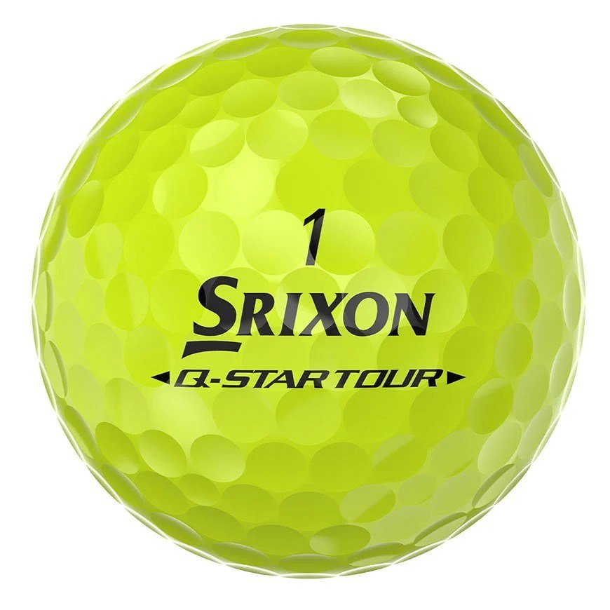 Srixon Q-Star Tour Divide piłki golfowe, żółto/pomarańczowe
