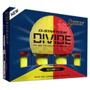 Srixon Q-Star Tour Divide Golfbälle, żółto/czerwone