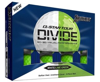 Srixon Q-Star Tour Divide piłki golfowe, biało/zielone