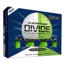 Srixon Q-Star Tour Divide piłki golfowe, biało/zielone