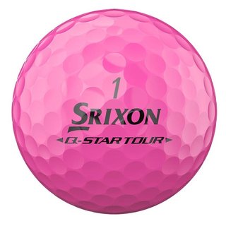 Srixon Q-Star Tour Divide piłki golfowe, biało/różowe