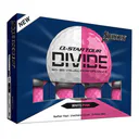 Srixon Q-Star Tour Divide piłki golfowe, biało/różowe