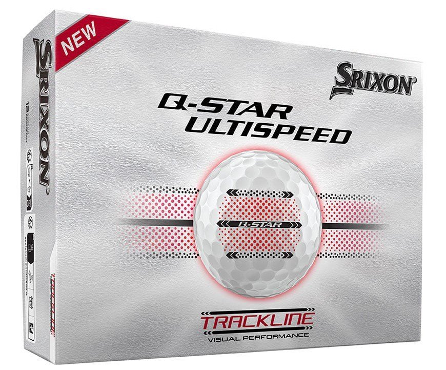 Srixon Q-Star Ultispeed Trackline piłki golfowe