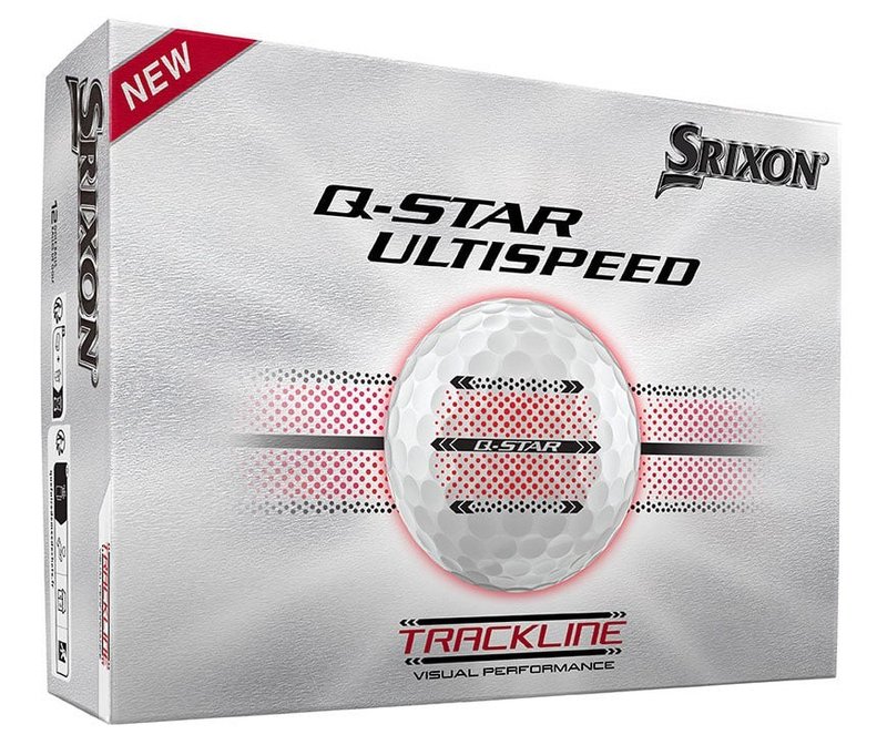 Srixon Q-Star Ultispeed Trackline piłki golfowe