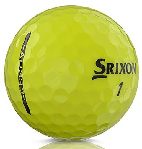 Srixon AD333 piłki golfowe, żółte