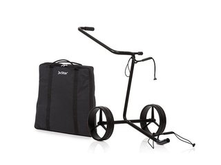 JuStar Black 2-Wheeled wózek golfowy