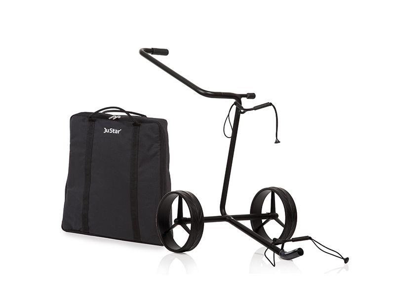 JuStar Black 2-Wheeled wózek golfowy