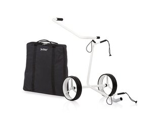 JuStar White 2-Wheeled wózek golfowy