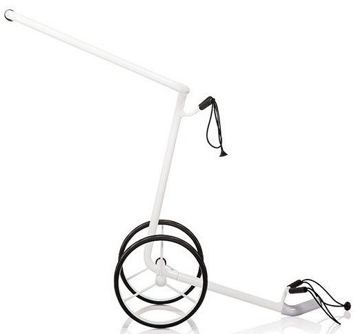 JuStar White 2-Wheeled wózek golfowy