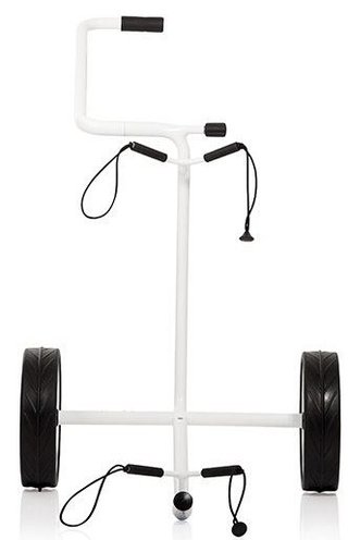 JuStar White 2-Wheeled wózek golfowy