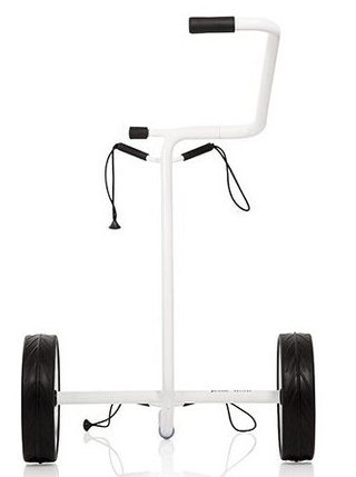 JuStar White 2-Wheeled wózek golfowy